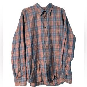 UNTUCKit Men’s XL Plaid Long Sleeve Button Down